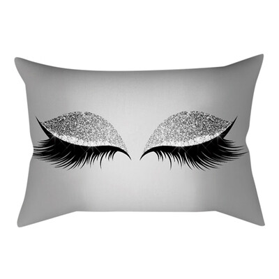

〖Follure〗Eyelash Out Soft Velvet Cushion Cover 30x50cm Marble Pillow Cases