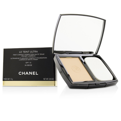 

CHANEL - Le Teint Ultra Ultrawear Flawless Compact Foundation Luminous Matte Finish SPF15 - 30 Beige 13g045oz