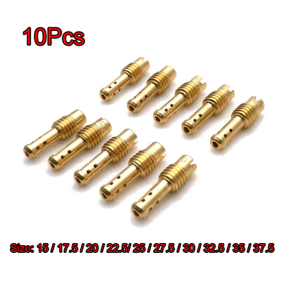 

10pcs Set SlowPilot Jet For MIKUNI VMTMTMX Carburetor 151752022525275
