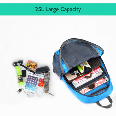 

Water Resistant 25L Ultralight Packable Backpack Water Resistant Foldable Outdoor Sport Camping Hiking Cycling Handy Travel Daypac