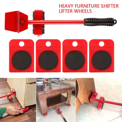 

Heavy Duty Furniture Lifter Hand Tool Set Transport Lifter Slides Wheeled Corner 4 Wheeled Corner Movers 1 Wheeled Lifter