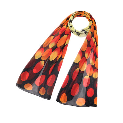 

Gobestart Fashion Women Long Soft Wrap Scarf Ladies Shawl Chiffon Dot Scarf Scarves