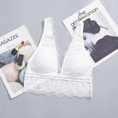 

Fashion Breathable Tube Top Sexy Lace Wrapped Chest Female Lingerie Women Padded Bras