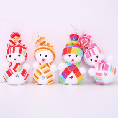 

Christmas Ornament Little Doll Snowman Christmas Bubble Gift Dress Christmas Tree Hanging Art Party Decoration
