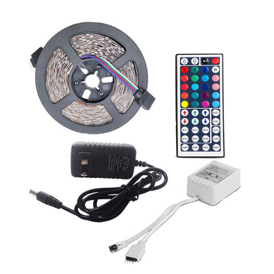 

Siaonvr 5-Meter No-Waterproof Flexible Color Changing RGB SMD 3528 300 LEDs Strip Light