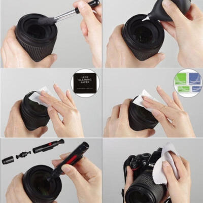 

Professional DSLR Lens Camera Cleaning Kit Spray Bottle Lens Pen Brush Blower