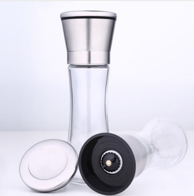 

Pepper grinder seasoning 304 stainless steel storage tank manual grinder household western food tools