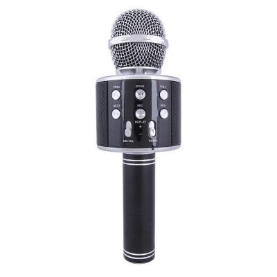 

Bluetooth microphone wireless handy bluetooth karaoke microphone handheld KTV mini portable speaker USB player