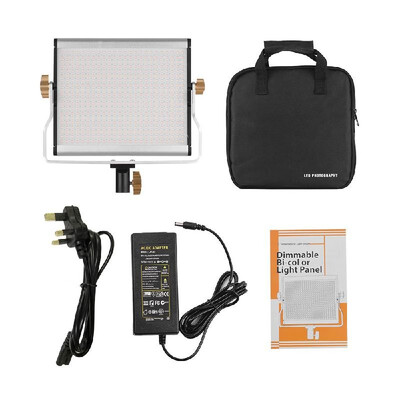 

Andoer Portable Video Light Panel Fill-in Lamp with 480 LED Beads CRI95 Adjustable Brightness 3200-5600K Color Temperature for St