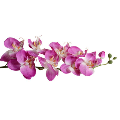 

1 Head Romantic Butterfly Orchid Flower Silk Floral Party Wedding DIY Home Decoration