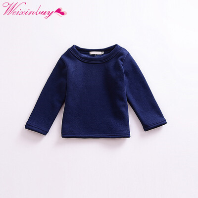 

childrens long-sleeved t-shirt winter baby boys&girls long-sleeved high-necked T-shirt bottoming shirt cotton