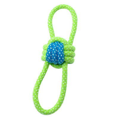 

Pet Dog Chewing Toy Cotton Rope Knotted Braided Puppy Bite Cat Teeth Grinding Tug Cleaning Toy