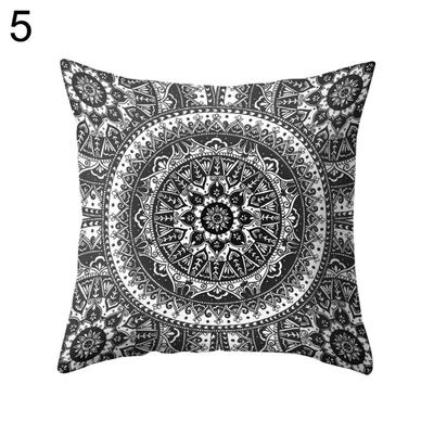 

Bohemian Style Square Throw Pillow Protector Case Cushion Cover Sofa Bed Decor