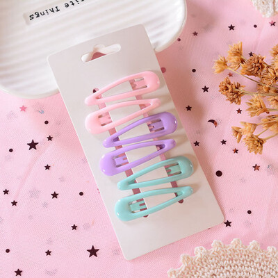 

Baby Gift Girls Hair Accessories For Girls 6Pcs Girls Hair Clips Colorful Hair Pin Children Hairpin Princess Hair Accessories