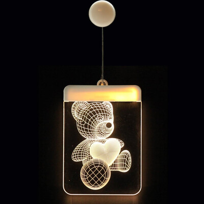 

Gobestart Decorative Christmas Lantern LED Battery Light Bell Deer Light String Acrylic