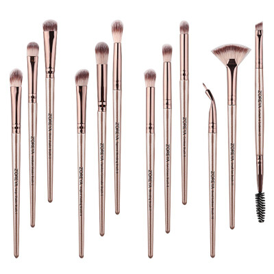 

12Pcs Wooden Handle Makeup Set Brushes Powder Makeup Brush Foundation Cosmetic Tools