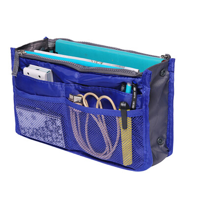 

Gobestart Portable Multifunction Dual Zipper Storage Bag Cosmetic Organizer Holder