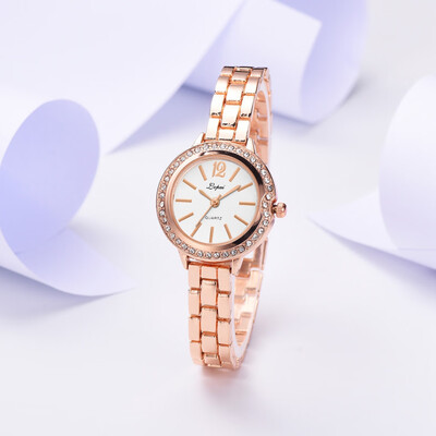 

〖Follure〗Simple Alloy Strap Ladies Bracelet Watch Fashion Dial Dial Small And Exquisite
