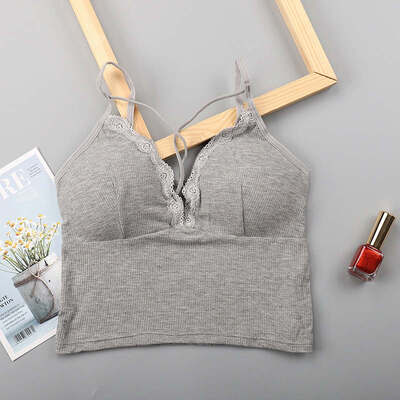 

Women Lace Tube Top Sexy Camisole Bralette Sexy Cross Strap Beauty Back Camisole Vest