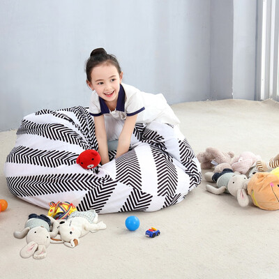 

Toponeto Toy Storage Bag Filled Turns Bean Bag Organizer Stuffed Animals Other Filler