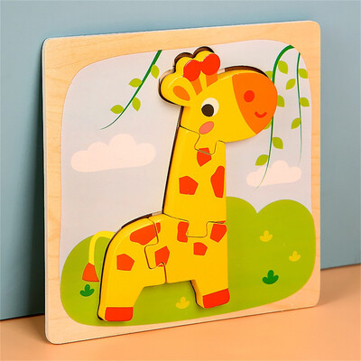 

Gobestart Childrens Puzzle Grasp Board Puzzle Birthday Boy Girl Educational Toy