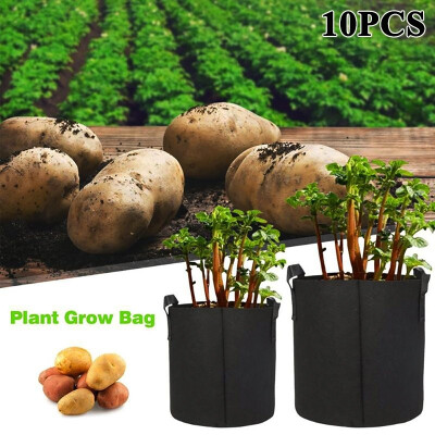 

105PCS 357 Gallon Round Non-woven Pots Root Container Plant Grow Bags with Handles for Plants Vegetables Flowers