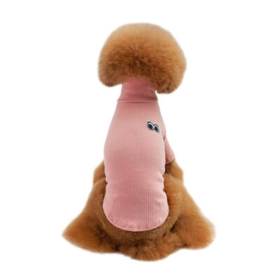 

Pet Dog Hoodie Solid High Collar Thickening Cotton T-Shirt Puppies Body Winter Pets Clothes Pet Warm Coat roupa de cachorro