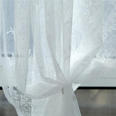 

Best Price For Tulle Voile Floral Window Curtain Panel Drapes Room Valances Screening