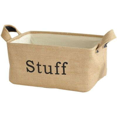 

Linens Fabric Storage Baskets Cube Organizer with Handlefor Clothestoysbooks&Sundries in Your Home&Office