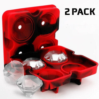 

Silicone Diamond Form Ice Trays Cube Mold Chocolate Cake Soap Mould Kitchen Tool