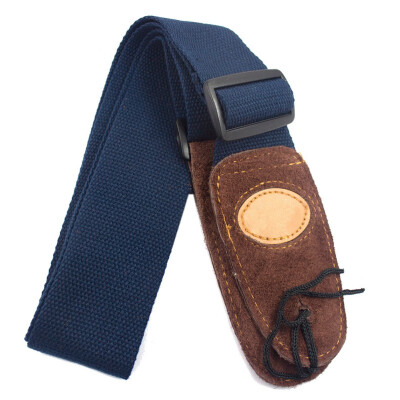 

Electric Acoustic Leather Head Guitar Straps Pure Cotton Material Electric Guitar Straps