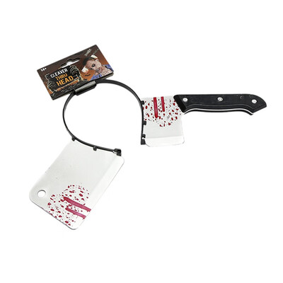 

Scary Knife Scissors Saw Halloween Headband Funny Party Fancy Cosplay Hairband Accessories