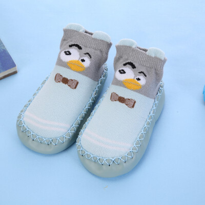 

12 Kinds 2Pcs Autumn Baby Stock Casual Fashion Children Cute Cartoon Slippers Kids Non-Slip Cotton Floor Socks