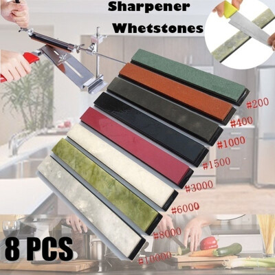 

200-10000 Grit Sharpening Whetstones Knife Sharpening Polishing Stone Grindstone with Base