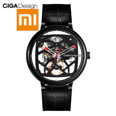 

MI CIGA Design watch round fashion creative waterproof ultra-thin business skeleton mechanical watch automatic mechanical watch men&women