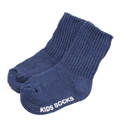 

Alphabet Thickened Wool Baby Socks Fashion Solid Middle Tube Socks Children Non-Slip New Warm Sock