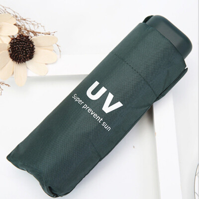 

2018 UV protection umbrella sunny&rainy umbrella Folding & Mini Pockets Umbrella Black Umbrella