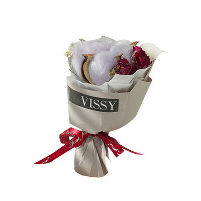 

In-car Dried Flowers Wrapped with Paper Arts&Crafts Mini Bouquet Gift Box Christmas Party Wedding Decoration