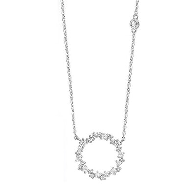 

Hot&Beautiful Diamond Ring Pendant Necklace Chain Necklace Jewelry