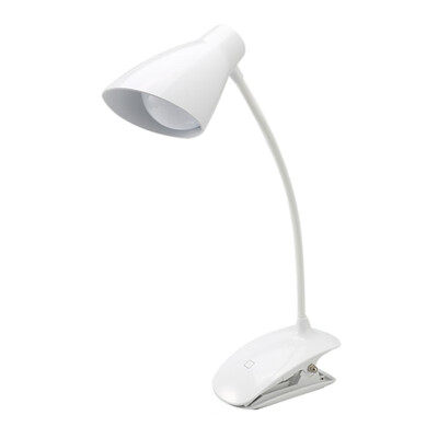 

UpperX LED Clip on LightBattery Operated Reading LampUSB Rechargeable Book LightDimmable Touch-Bedside Lamp