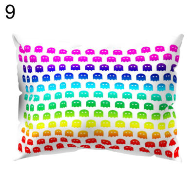 

National Flag Wave Fruit Goat Pillow Case Cushion Cover Sofa Bed Car Cafe Decor