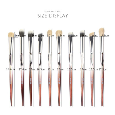 

10PCS Makeup Brushes Set Foundation Eyeshadow Contour Blusher Marbling Handle Cosmetic Kit 1PC Black Marble Makeup Bag
