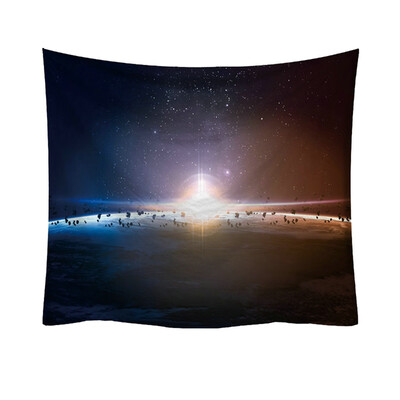 

Toponeto Fashion Tapestry Planet Universe Pattern Style Decorative Tapestry Home Decor