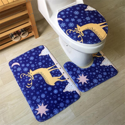 

Tailored 3pcs Non-Slip Suction Grip Bath Mat Bathroom Kitchen Carpet Doormats Decor