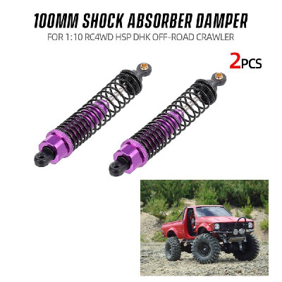 

4pcs Shock Absorber Damper 100mm RC Car Parts for 110 RC4WD HSP DHK RC Car Off-road Crawler