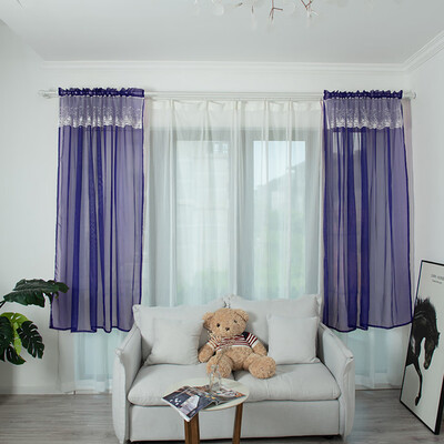 

Toponeto Leaves Sheer Curtain Tulle Window Treatment Voile Drape Valance 1 Panel Fabric
