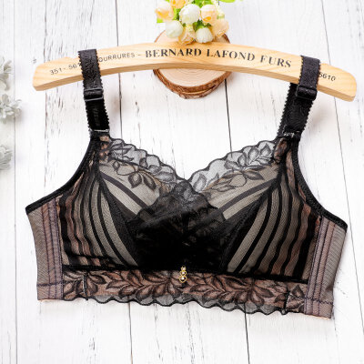 

Women Bras Push Up Padded Bras Wire Free Gathered Underwear Adjust Lace Decorate Lingerie Bralette Female Large Size Intimates