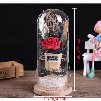 

Valentine Gift Romantic LED Artificial Rose Flower Bottle String Light Gifts Decoration for Party Bar Shop Home