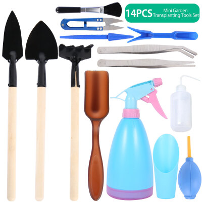 

1415PCS Mini Gardening Tool Set Potted Fleshy Garden Hand Tools Set Succulent Plants Bonsai Plants Indoor Plants Tool Set