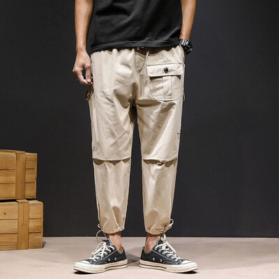 

Gobestart New Fashion Mens Hip Hop Terry Casual Street Sports Beam Foot Harem Pants